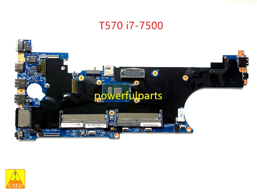 

used and working good for Lenovo thinkpad T570 laptop motherboard with i7-7500 cpu FRU: 01ER469 16820-1 448.0A1306.0011