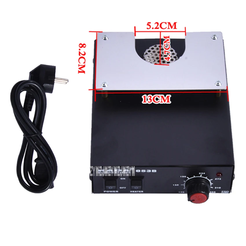 Stazione di saldatura 853B stazione di preriscaldamento 220V 540W per stazione di riciclaggio BGA PCB BGA preriscaldamento/stazione dissaldante ad aria calda