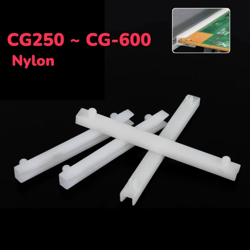 White Nylon Pc Spacer Board Fixing Cg250 ~ Cg-600 Circuit Pc Board Fixing Snap-in Guide Rail Long