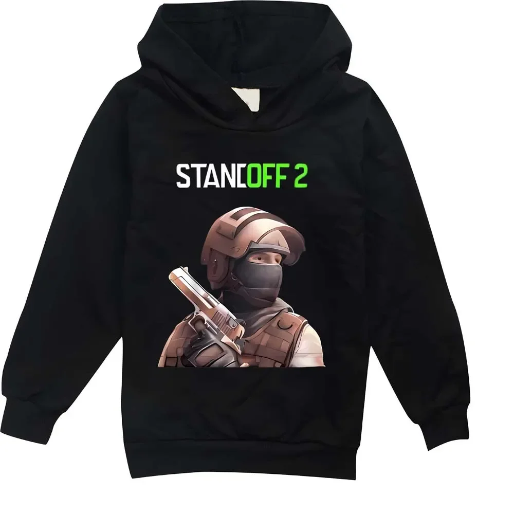 New Game Standoff 2 Hoodie Kids Spring Autumn Clothes Teenager Boys Stand Off Sweatshirts Baby Girls Outerwear Children Clothing