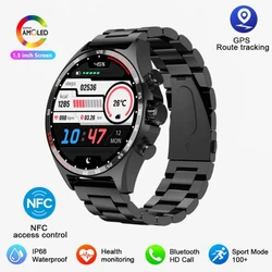 2025 Smart Watches SK27 Men Bluetooth Call Compass NFC 400mAh Big Battery Fitness Sports Gentleman Smartwatch For Xiaomi Huawei