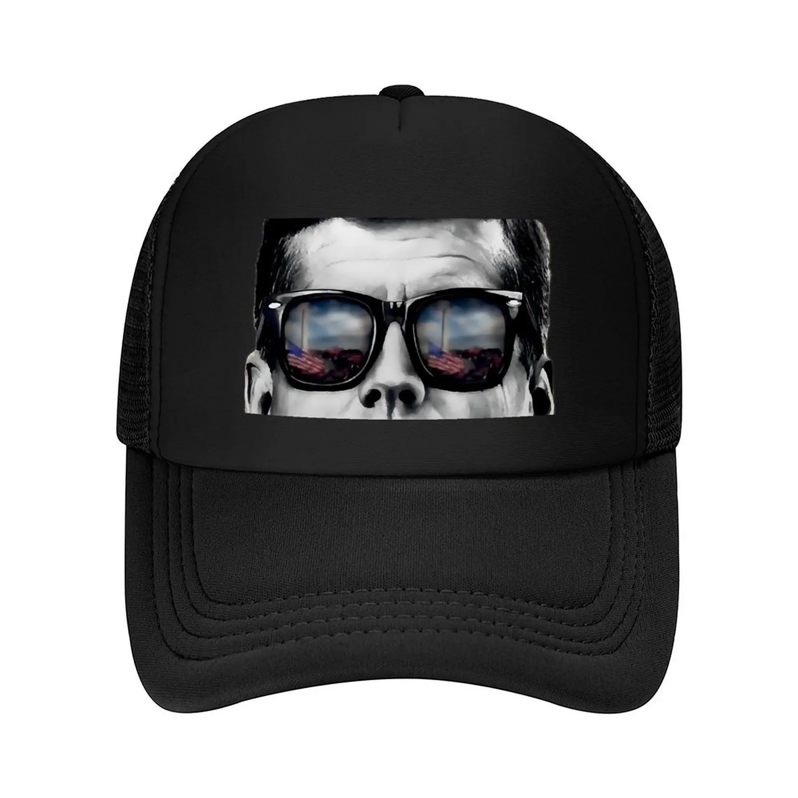

JFK Pop-Art t-shirt (black &White) Baseball Cap Thermal Visor hats on offer Beach Bag Sunhat Caps Male Women's