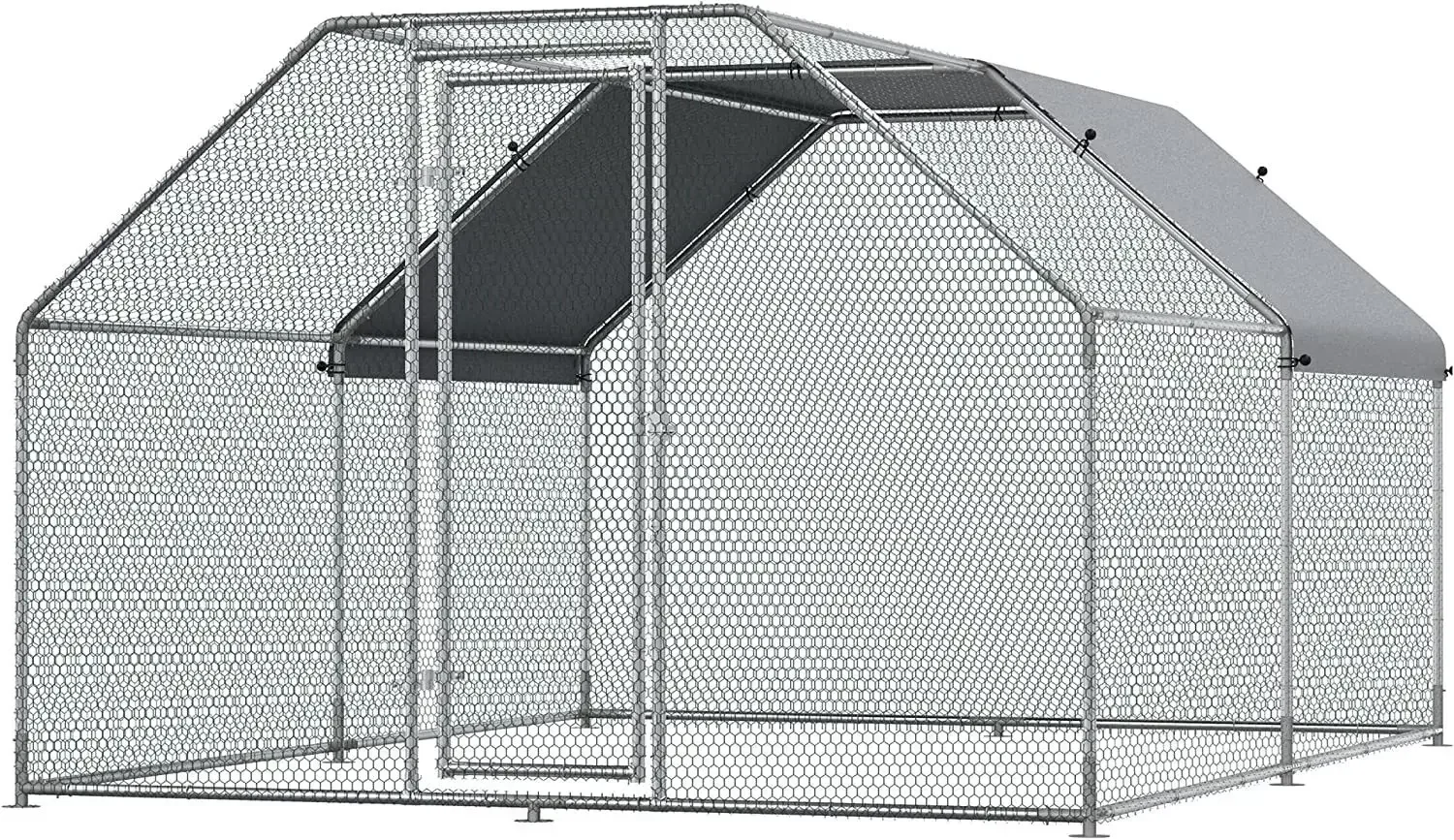 

Durable Outdoor Rainproof Breeding Shed Large Household Chicken Coop Iron Wire Fence Pet Cage Build Chicken Coop