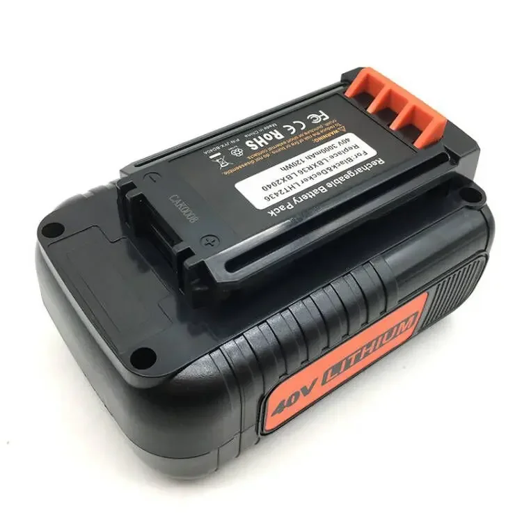 Remplacement de la batterie au lithium Black Decker, LBXR36, LBX2040, 40V