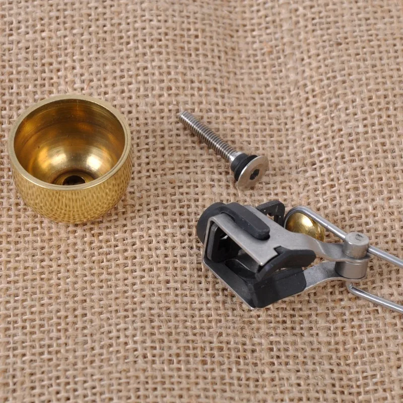 Picture 3: Mini Retro Bicycle Copper Bell Lightweight 1/2 Sets Small Bell for 22.2-28mm Handlebar MTB Road Bike Accessories