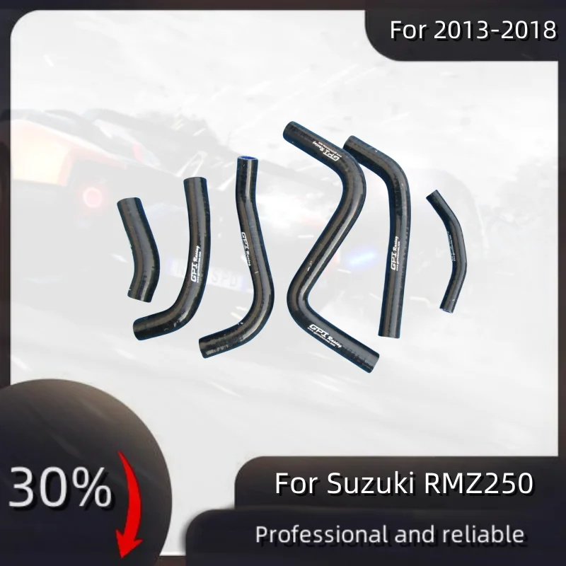 

For Suzuki RMZ250 2013-2018 RMZ 250 Silicone Radiator Hose Pipe Tube Kit 2013 2014 2015 2016 2017 2018