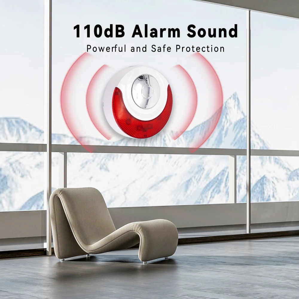 Imagem -02 - Meian Focus-home Security Alarm System Sirene Alarme Smart Life Protection sem Fio 110db 433mhz Home Security