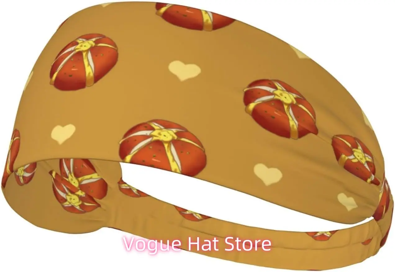 

Buttered Bread Elastic Exercise Headband, Fitness Exercise Yoga Cycling Headband, Outdoor Sports Elastic Sweat-Absorbing Headban