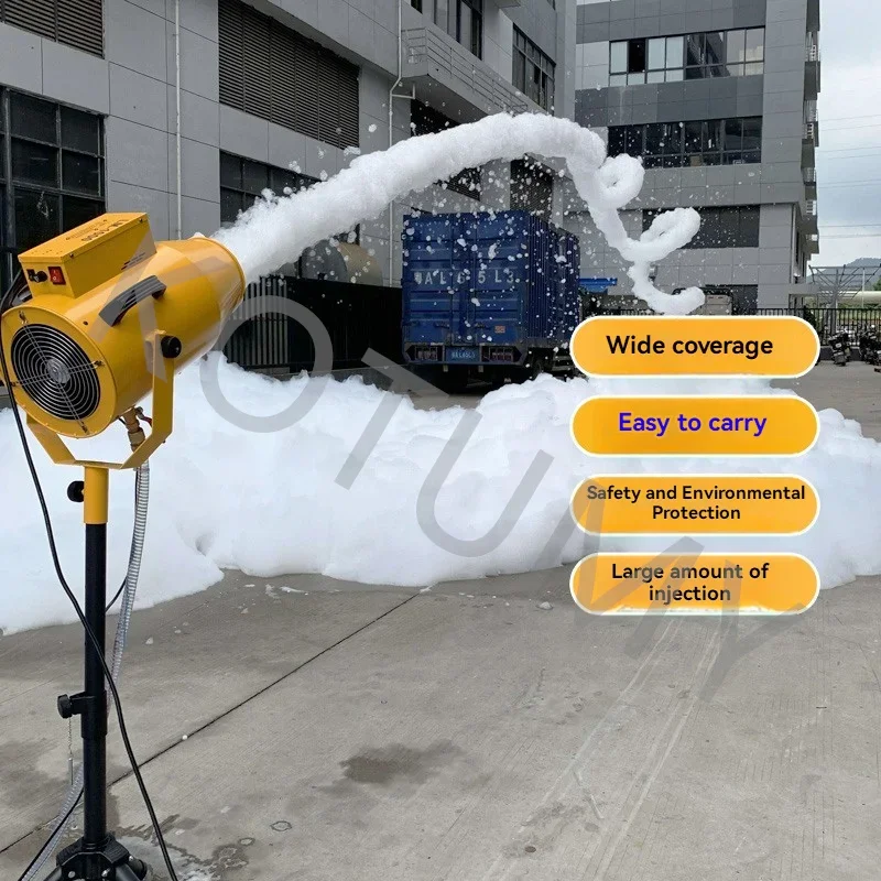 1500w Cannon Bubble Foam Jet Machine With Trestle Water Pump For Pool Party Kindergarten Kid Shcool Child Waterpark Beach Summer