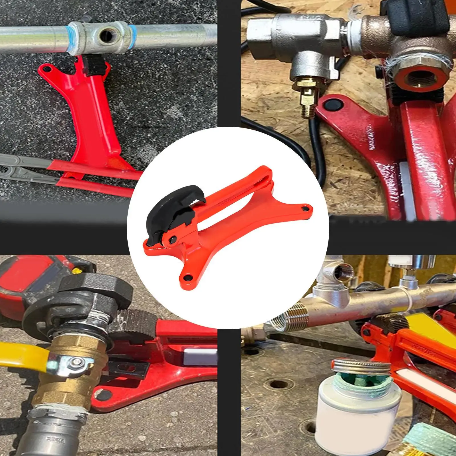 Manuálne zaciski rurowe, szczypce do mocowania zaworów rurowych, samozaciskowe zaciski do rur do konserwacji zaworów.