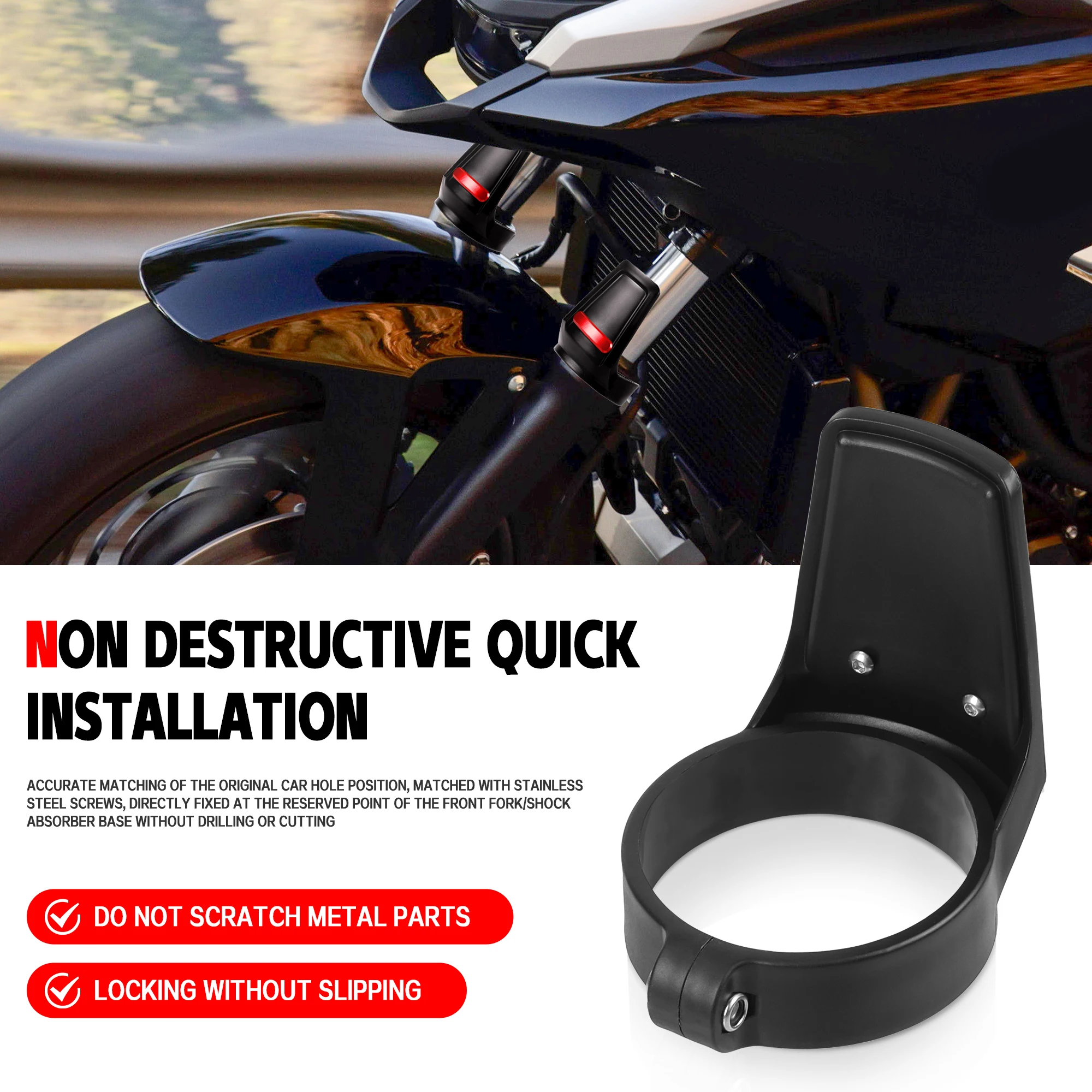For F800GS F800 GS F800 GS 2024 Motorcycle F800 GS Phantom Front Fork Guard Shock Absorbing Protective Shell Cover F800GS