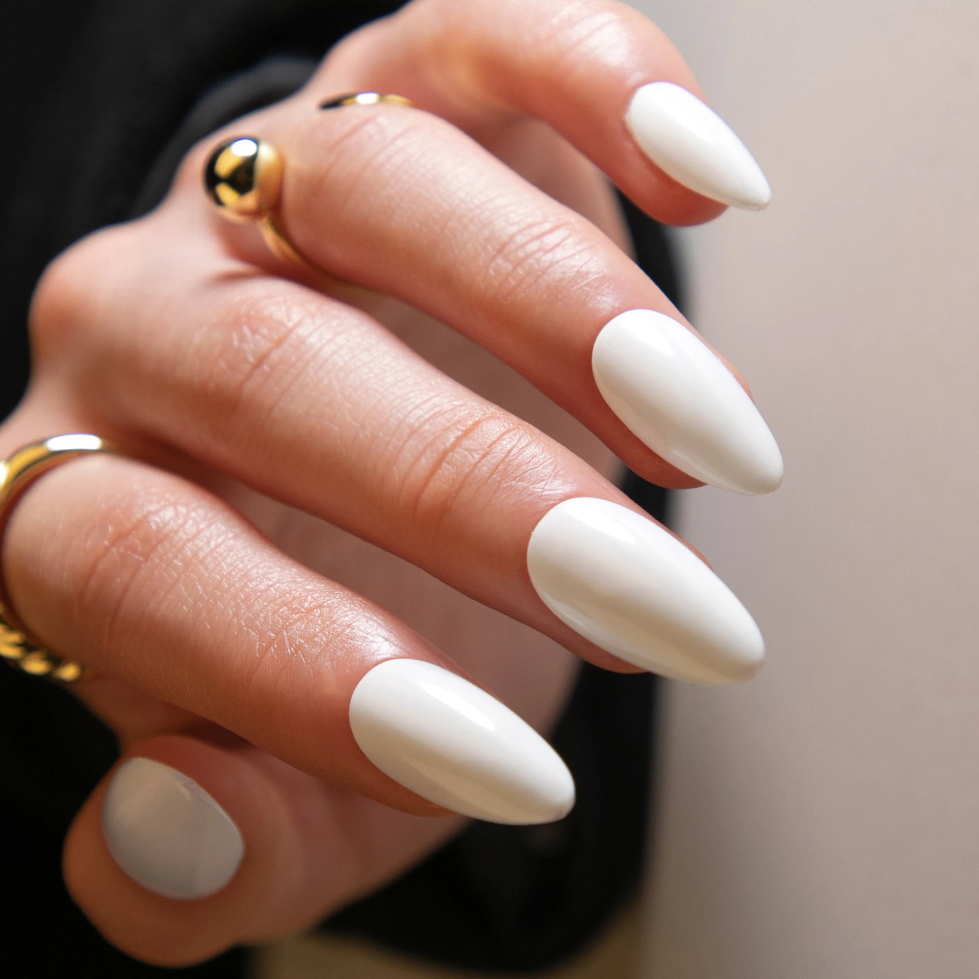 

24Pcs White Short Square Head Fake Nails Summer False Nails Pure Color Simple French Tips Wearable Full Cover Press on Nails