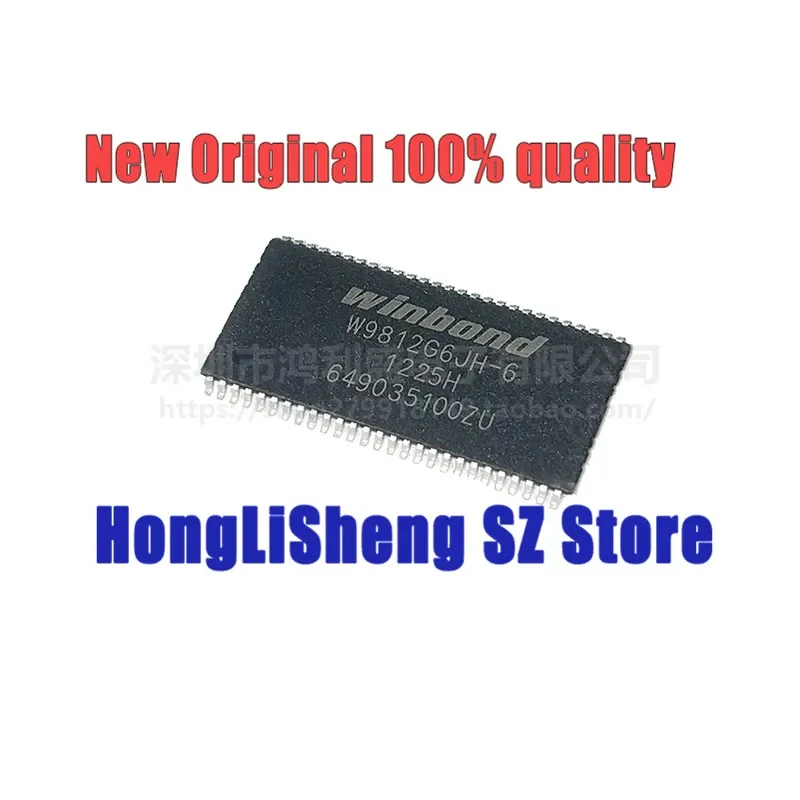 10pcs/lot W9812G6JH-6 W9812G6KH-6 W9812G6 TSOP54 Chipset 100% New&Original In Stock