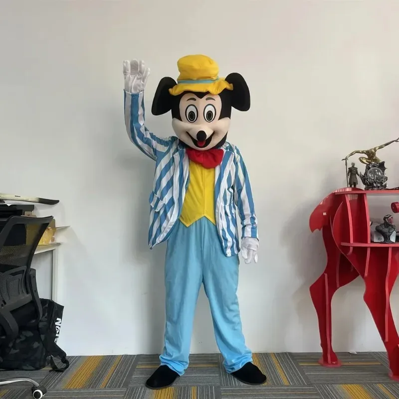 Cosplay muis jongen Mickey en Mouse meisje Minnie stripfiguur kostuum mascotte reclame kostuum partij dier carnaval rekwisieten