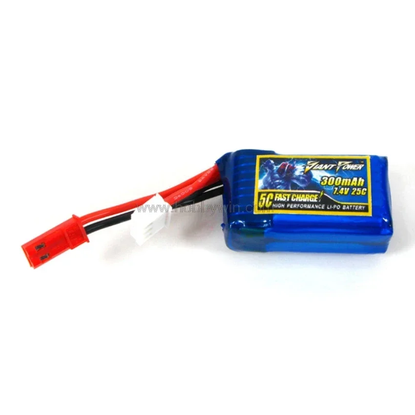 7.4V 2S 300mAh 25C LiPO Battery Ultralight 4cm wire JST plug for RC Micro Aircraft Lipolymer power