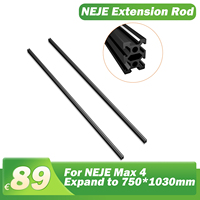 NEJE CNC Laser Engraving Machine Extension Rod Kit for Wireless 3D Logo Laser Engraver Cutter Tools Max 4 Y-Axis 1150MM