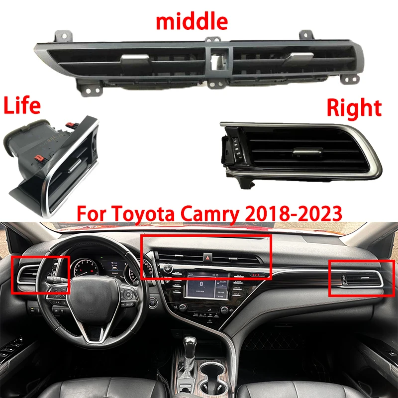 Image of Originalteile ab Werk für Toyota Camry 2018-2023 Armaturenbrett-Lüftungsdüse, linke Luftauslassdüse