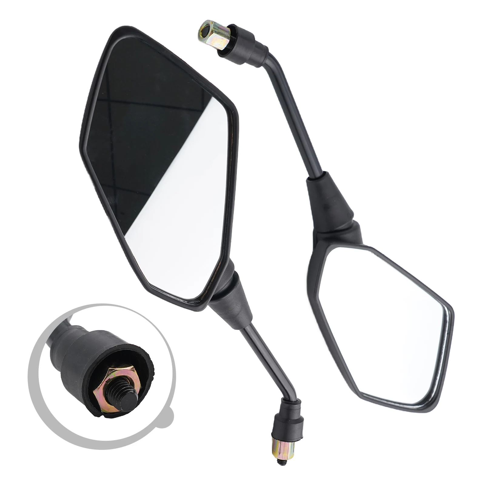 

Reinforced MM MM Mm Mm Installation Of Electric Bicycles ABS Black Specification Wide And Ultra Clear Field Of View