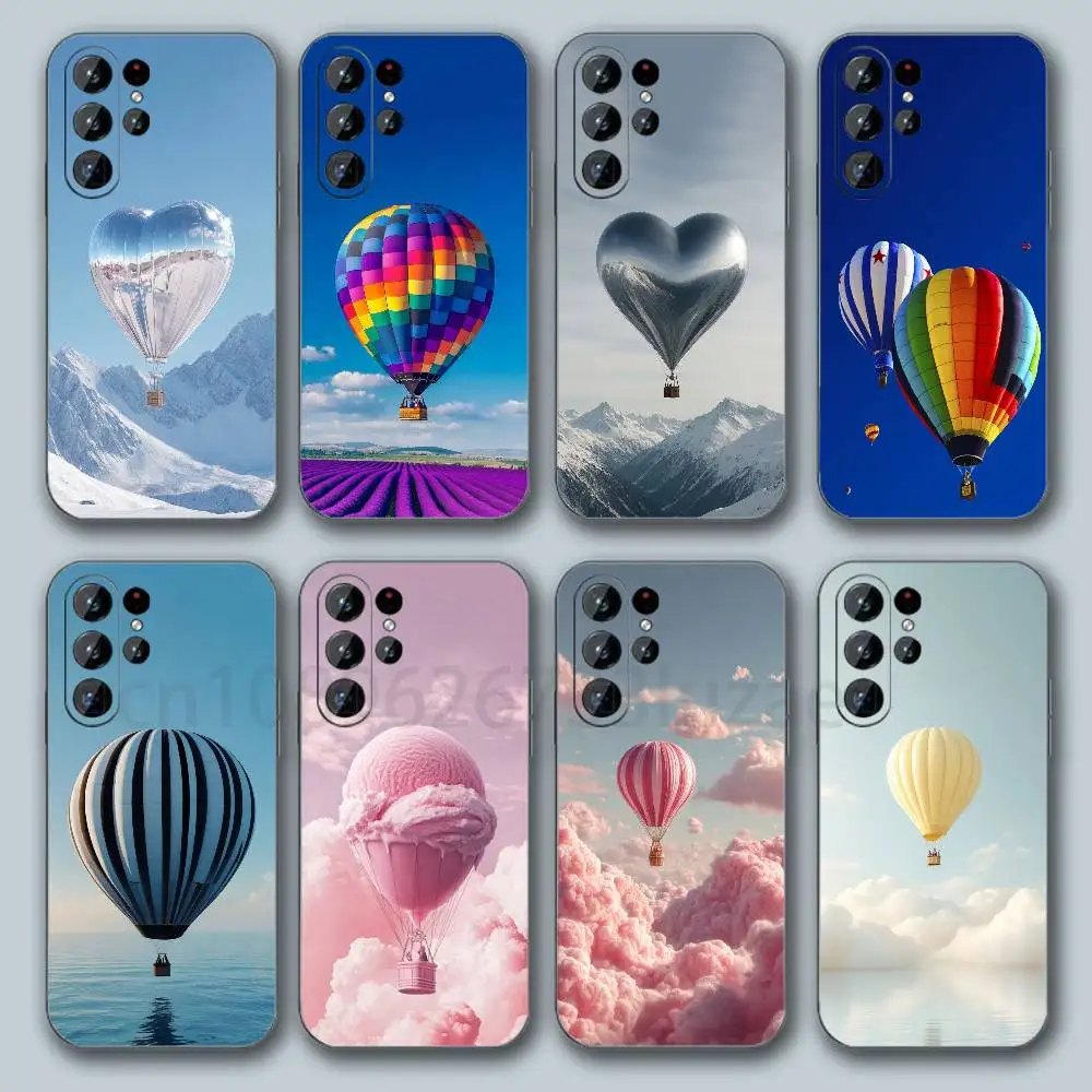 hot air balloons Phone Case For Samsung Galaxy S20 S30 S21 S22 S23 S24 S25 S26 Plus Ultra Cover TPU Shockproof Phone S U