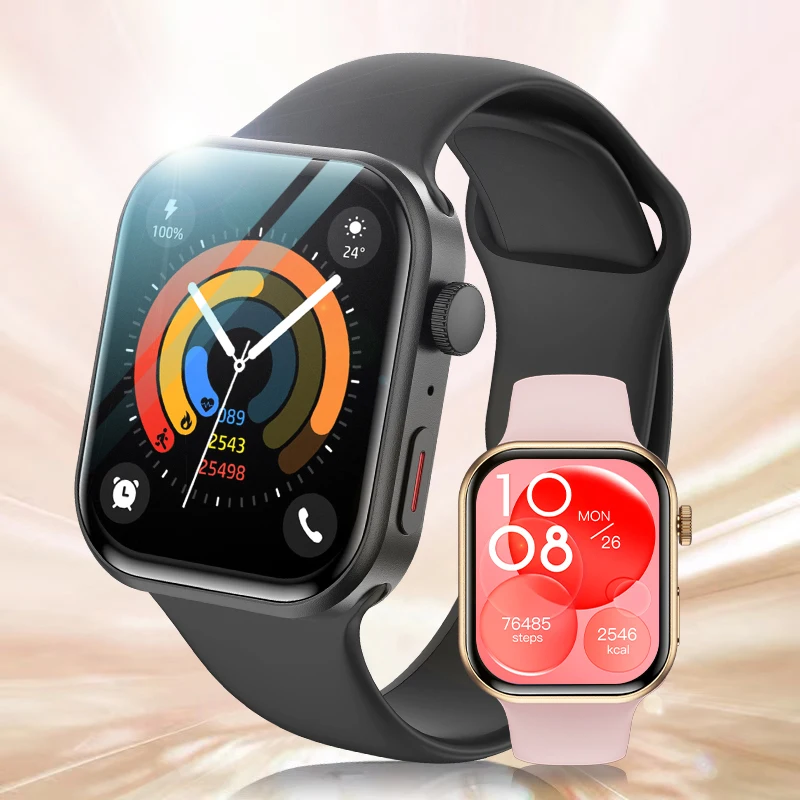 2025 New For Xiaomi Huawei Smart Watch Men Wireless Charging Sports Fitness Tracker Health ECG Monitor BT Call Smartwatch Women