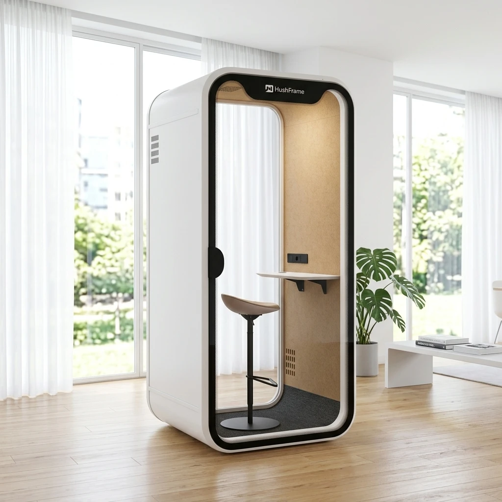 Premium 2M Office Pod Acoustic Soundproof Booth Fireproof Eco-friendly Privacy Phone Pod Prefab Modular Workspace Factory