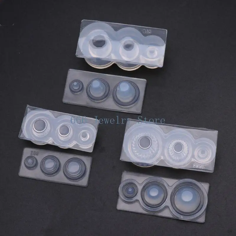 F2TD Bread Cake Silicone Mold Chocolate Resin Molds Bottle Jar Epoxy Casting Mold for Women Girl Teen