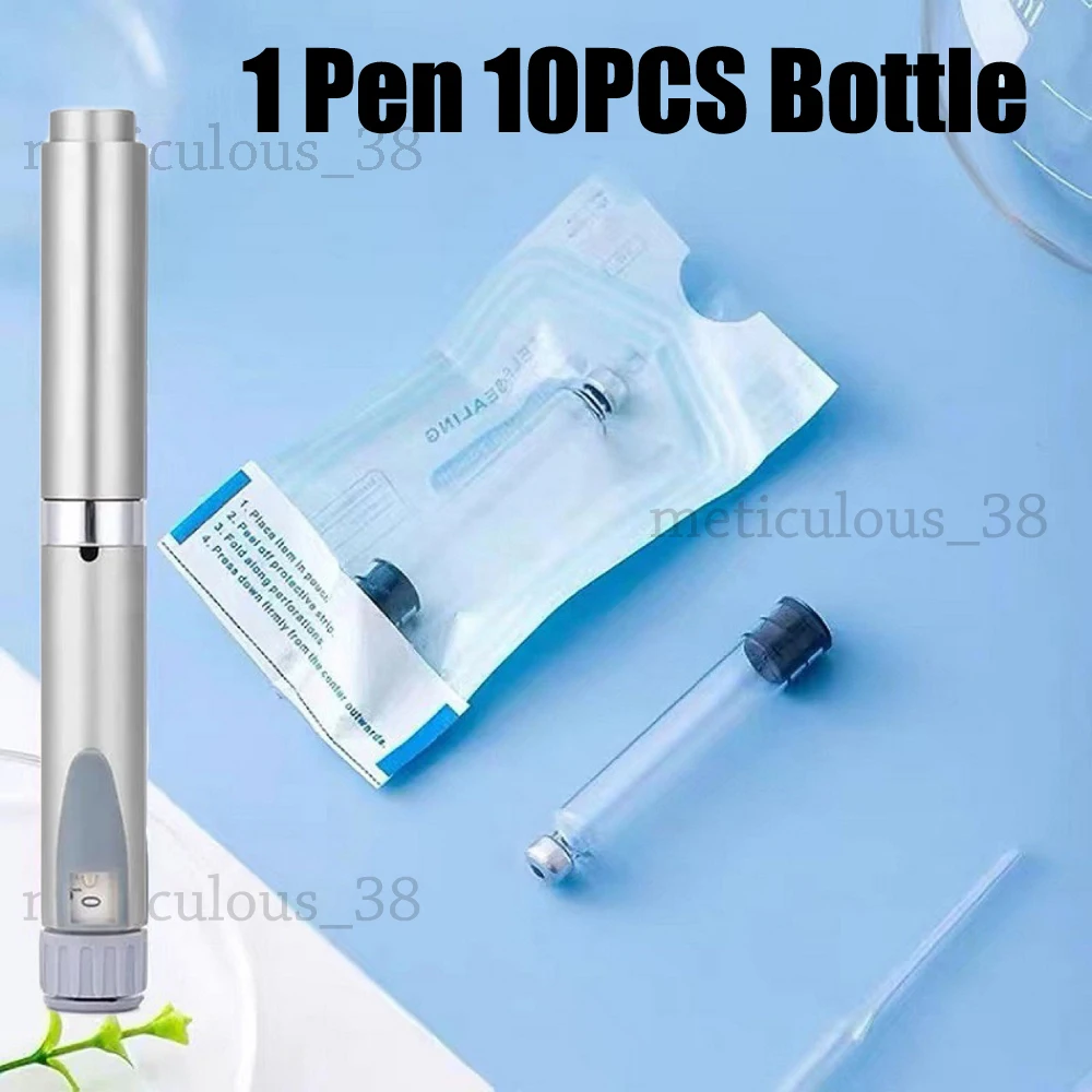 Magic Pen 10pcs Insulin Cartridges 3ml Empty Cassette Bottle for Lilly Insulin Injection Pen Medical Aesthetics Tattoo Pen