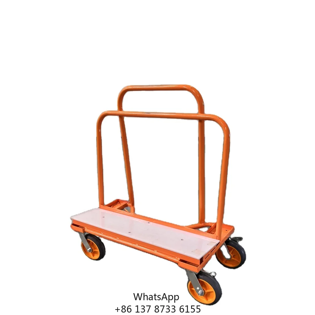 Professional  Heavy-Duty Swivel Drywall Dolly Sheet Cart New Condition Metal Material For Drywall Handling Equipment