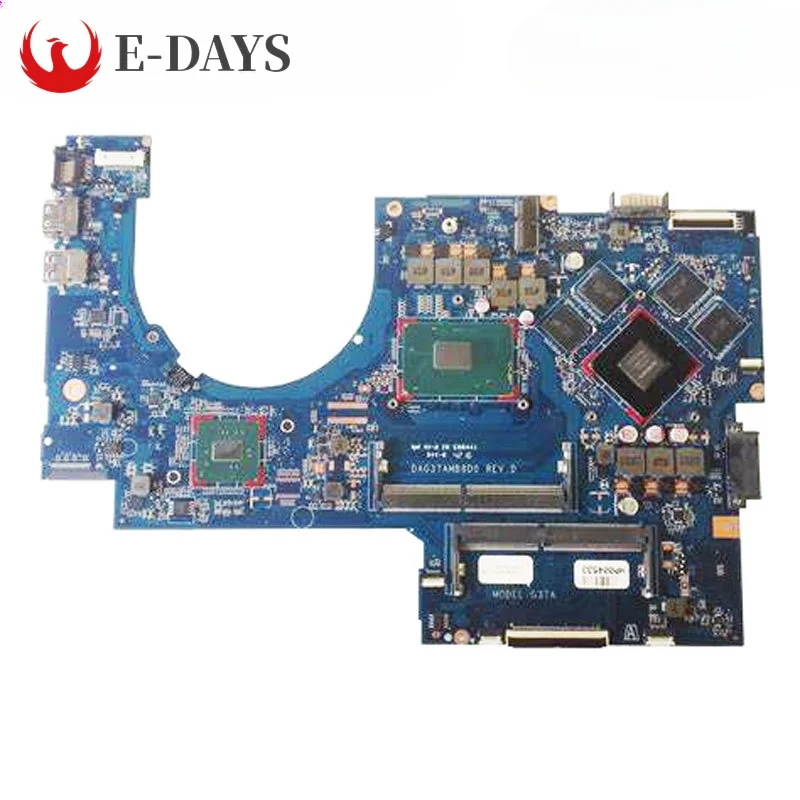 For HP 17-W 17-AB Laptop Motherboard DAG37AMB8D0 Mainboard I5-6300H I7-6700HQ CPU GTX960M 4G GPU 100% Tested Ok