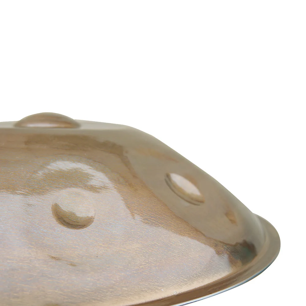 18-Inch D Minor Kurd Handpan Drum Mini Ethereal Stainless Steel for Hang Percussion Ins