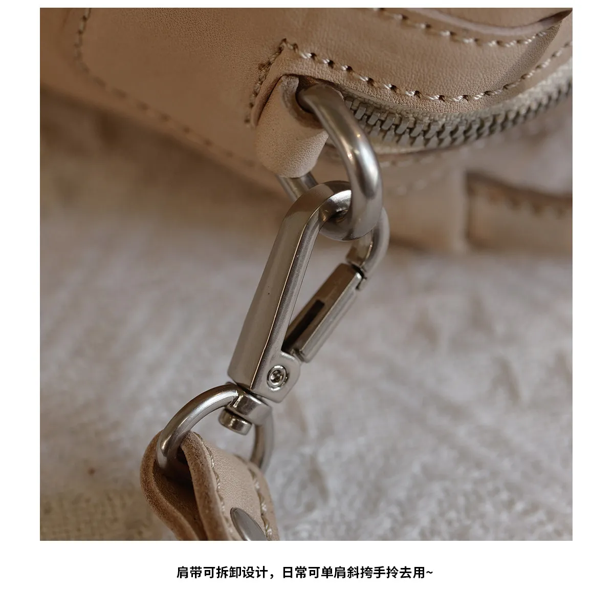 Lässige Designer-Handtasche aus weichem, echtem Leder, handgefertigt, kleine Damenhandtasche, Outdoor-Party, luxuriöse Umhängetasche aus echtem Rindsleder – Detail 22