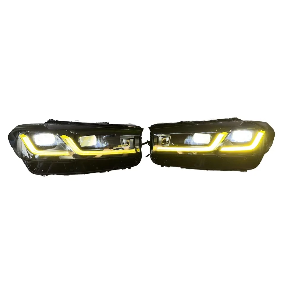 

For 5 Series G30 LCI Black Shade Color and Yellow White Switch DRL Light Emitting Diode Headlights