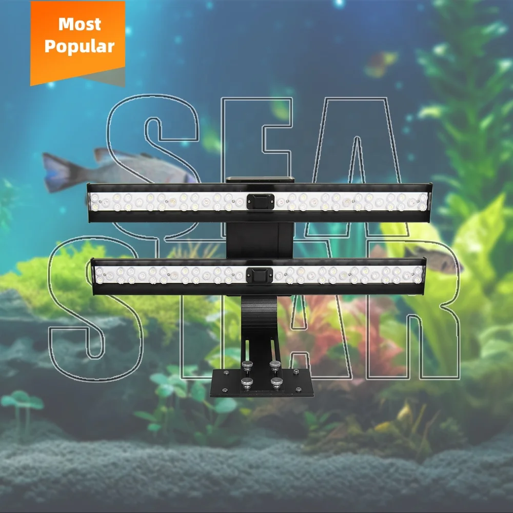 High Quality Aquarium Tank Led Light Top Filtering Pop Bloom Aquarium Light Smart Aquarium Light Model Wholesale From China