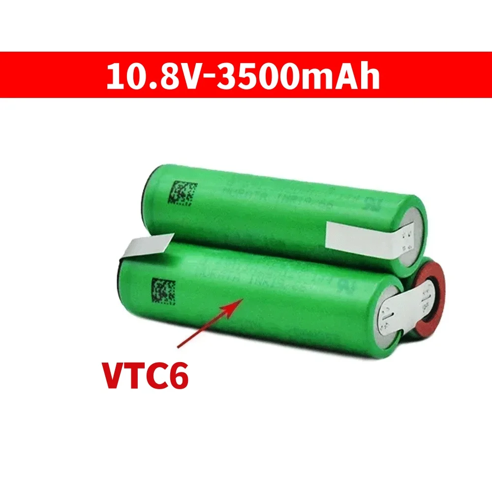 3S1P/3S2P/4S1P/5S1P/5S2P series connection VTC6 Battery Pack 3.5Ah-7Ah Battery 30A for 10.8-18V Screwdriver Battery Customize