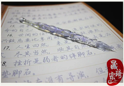 

High Quality Handmade Glass Dip Pen ,calligraphy Pen