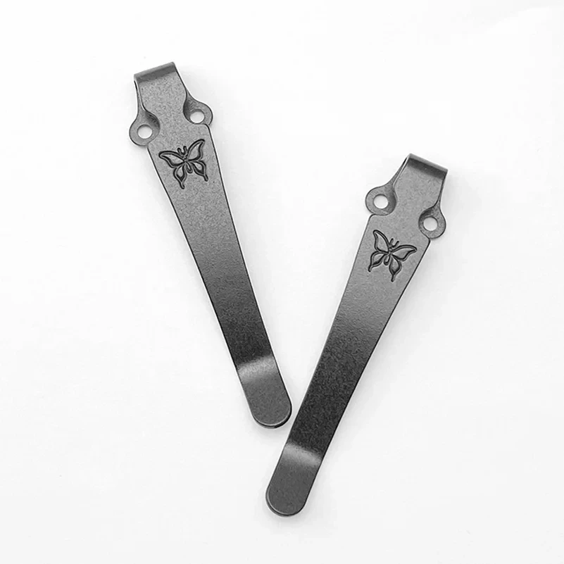 Imagem -05 - Material de Liga de Titânio Faca Bolso Clipe Braçadeira Traseira para Benchmade Griptillian Bugout 535 940 Mini-grip Emerson Protech zt Peças