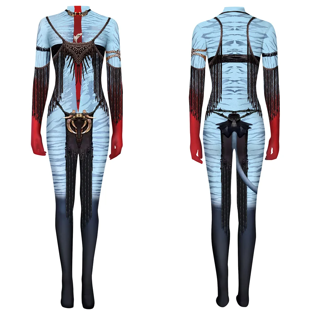 Avatar Fire Ash Varang Cosplay Women Fantasy Jumpsuit Costume Female 2025 Movie Disfraz Clothing Halloween Carnival Party Suit - view 2