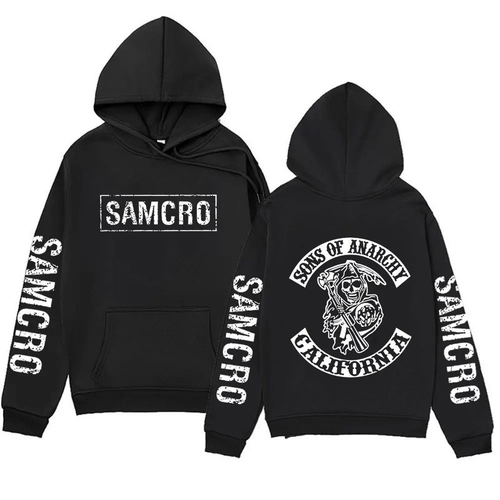 

Sons of Anarchy SAMCRO Graphic Hoodie Harajuku Long Sleeve Streetwear Men's Women Fashion Rock Punk Oversized Hoodies Sweatshirt