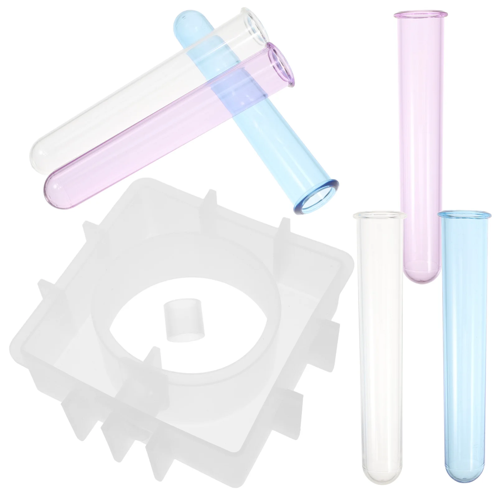 

Vase Mold Floral Tube Decorative Tubes Flower Silica Gel Acrylic Hydroponics Plant
