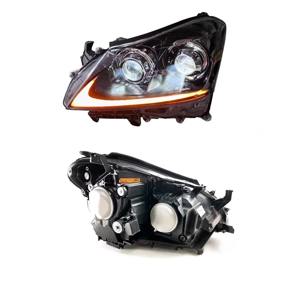 LED المصباح لتويوتا كراون 2010-2013 13th 13.5th Gen DRL الرسوم المتحركة سيارة الجبهة مصابيح الجمعية الديناميكية بدوره إشارة الملحقات #6