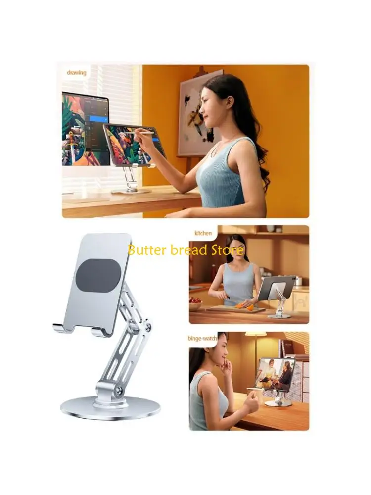 W89C Aluminum Mixture Pliable Panel Owner With 17cm Height Adjustment And 360 Turn