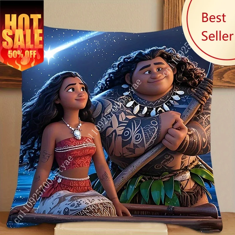 

Moana Maui Star Ocean Adventure Pillowcase Disney Cartoon Decoration Child Holiday Party Boy Girl Gifts Custom Pillow case Cover