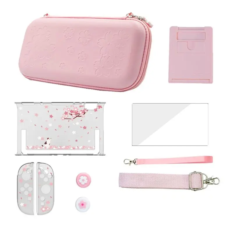 

New-Storage Bag Drop-Proof Waterproof Girly Heart Bursting For Switch NS2 Accessorie