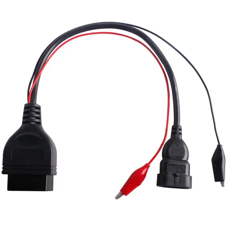 For Alfa Lancia OBD 3 Pin  To OBD2 16 Pin Connector OBDII Obd-II Adapter Auto Car Cable Obd for Fiat 3pin with Elm 327 V2.1 OBD