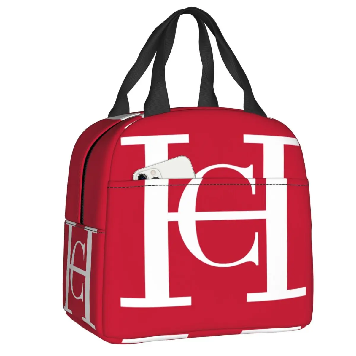Bolsa de almuerzo con aislamiento térmico con estampado personalizado de Carolina Herreraes, bolsa de almuerzo reutilizable para el trabajo, la escuela, los viajes, caja de comida multifunción