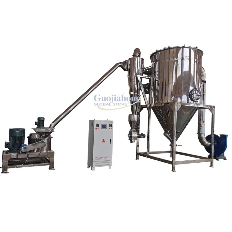 كسارة الخبز المصنوعة من الفولاذ المقاوم للصدأ متناهية الصغر، مسحوق صيدلانية كسارة متناهية الصغر، مطحنة كبريتات البوتاسيوم الكيميائية