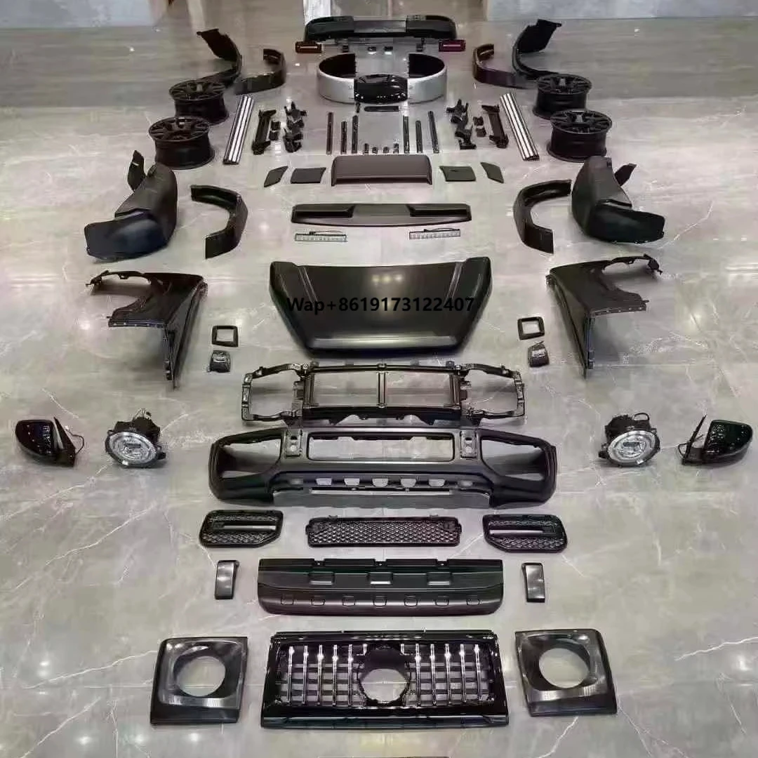 

High Quality Bodykit for 2019+ Modified to G-class BBS Style with Front Rear Bumper Hood Fender Grille Headlamp