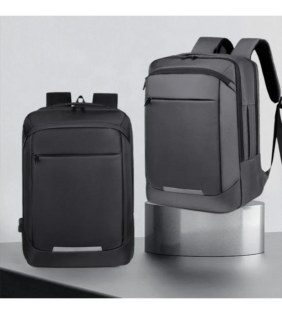 

Built to expand this multifunctional business backpack offers extra space for leisure travel student and office use