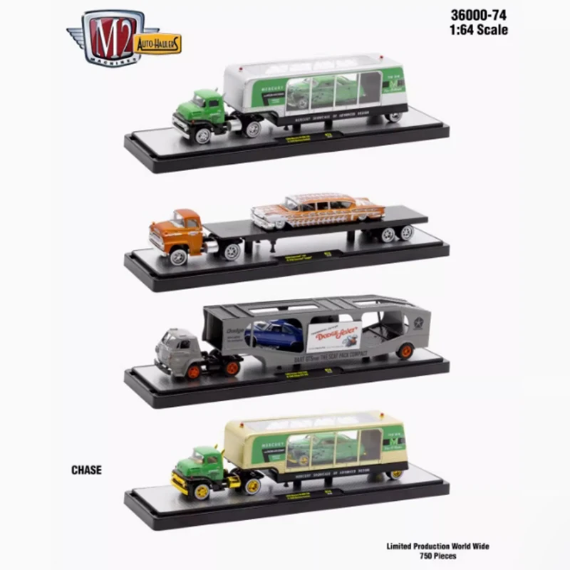 

M2 масштаб 1:64 транспортный автомобиль прицеп грузовик сплав имитация модели автомобиля статическая коллекция украшенная праздничная игрушка сувенирный подарок