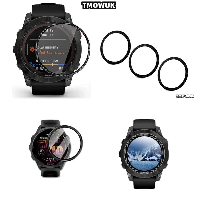 

For Garmin Fenix 6 7 8 7X 6X 7S 47mm 51mm Anti - Scratch Flexible Screen Film Full Cover 3D Curved